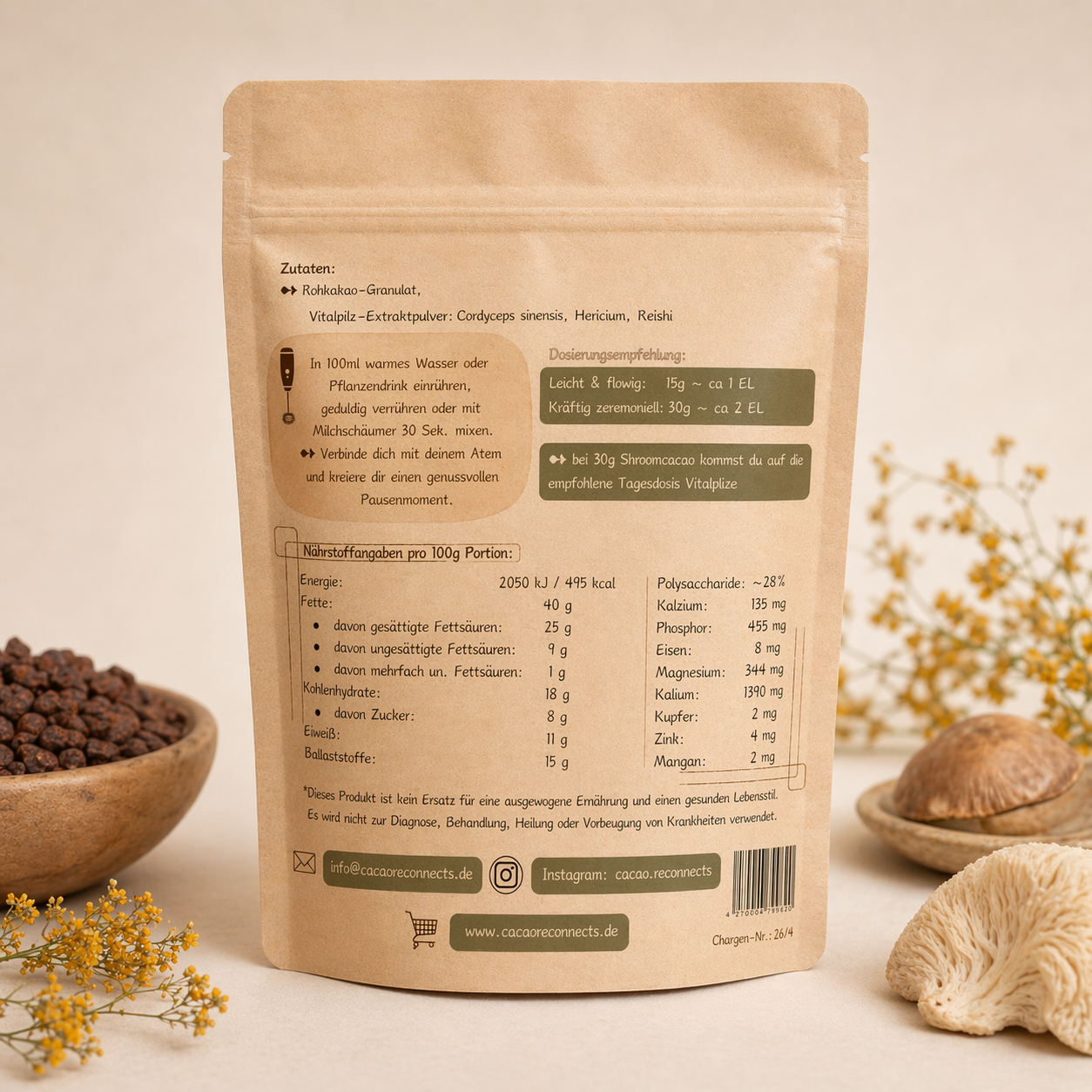 Shroomcacao PURE - 300g